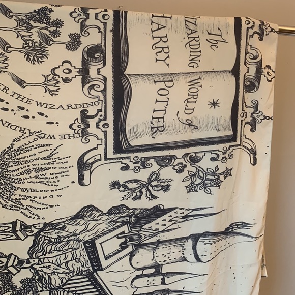 HARRY Potter Marauders Map Tapestry Wall Hanging Art The Wizzarding World Map - Picture 2 of 5